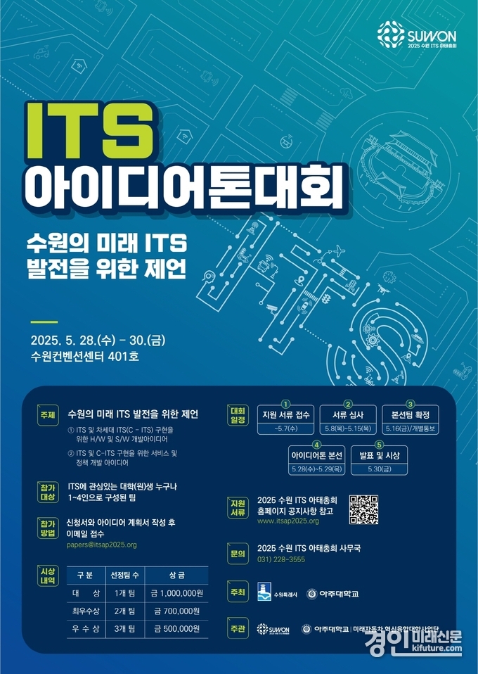 2025 수원 ITS 아이디어톤 대회’ 홍보물. <사진=수원시>