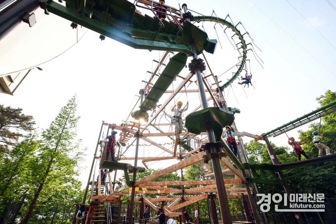 왕송호수 어드벤처 모습. <사진=의왕시>