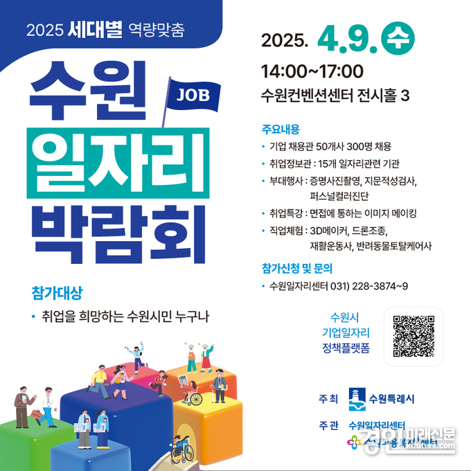 2025 수원시 일자리박람회 홍보물. <사진=수원시>