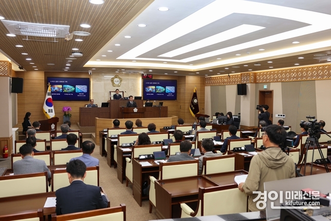 평택시의회가 제255회 임시회 제2차 본회의를 진행하고 있다. <사진=평택시의회>
