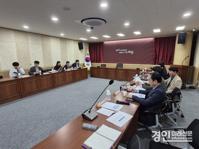 의왕도시공사가 경기도형 바우처택시 성과공유 보고회를 개최하고 있다. <사진=의왕시>