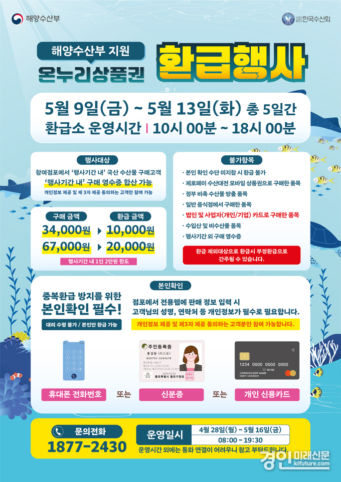 시흥시, 온누리상품권 환급행사 안내문. <사진=시흥시>