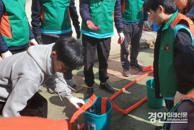 인천 미추홀구가 여른철 풍수해 대응 훈련을 실시하고 있다. <사진=미추홀구>