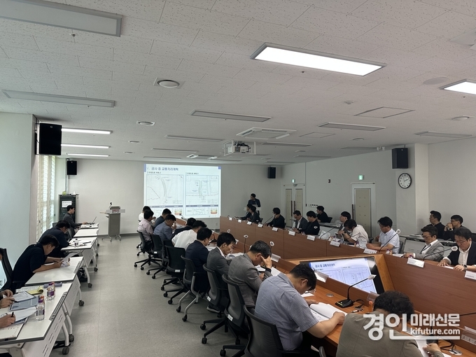 용인시가 지난 5월 29일 경기용인 플랫폼시티 도시개발사업 착공 보고회를 개최하고 있다. <사진=용인시>