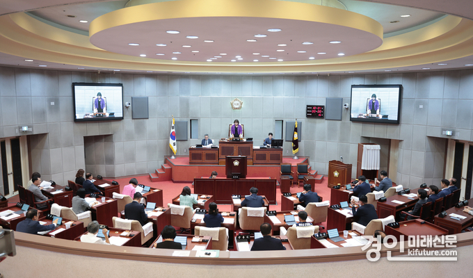 시흥시의회가 제328회 제1차 정례회를 진행하고 있다. <사진=시흥시의회>