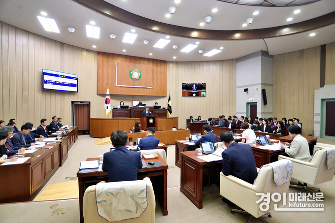 의왕시의회가 제312회 제1차 정례회 제1차 본회의를 개회하고 있다. <사진=의왕시의회>