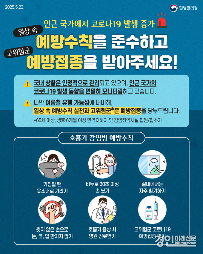 코로나19 예방 안내문. <사진=광명시>