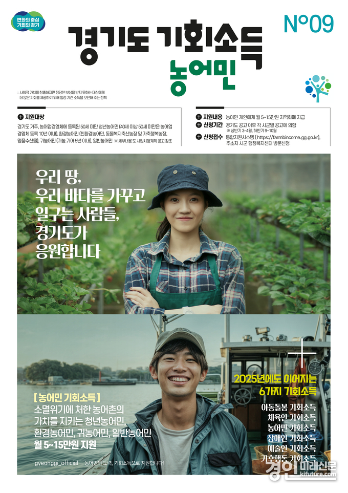 경기도 2025 농어민 기회소득 이미지. <사진=경기도>
