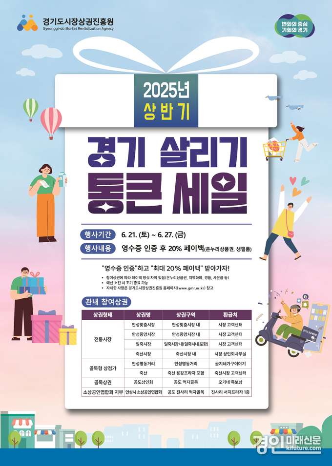 경기 살리기 통큰 세일 안내문. <사진=안성시>