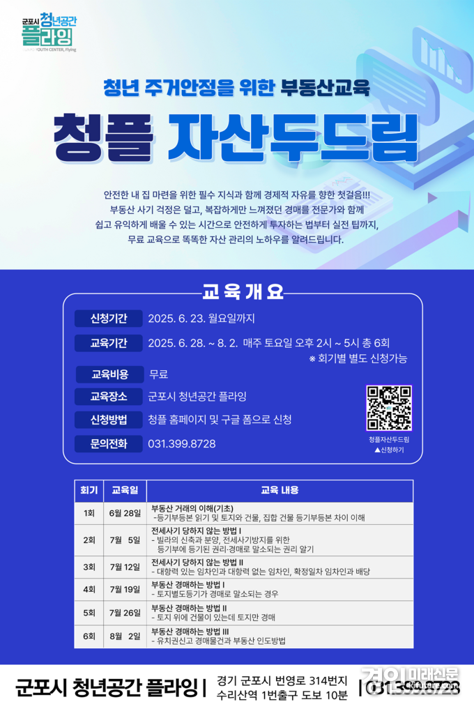 군포시 청플 자산 두드림 안내문. <사진=군포시>