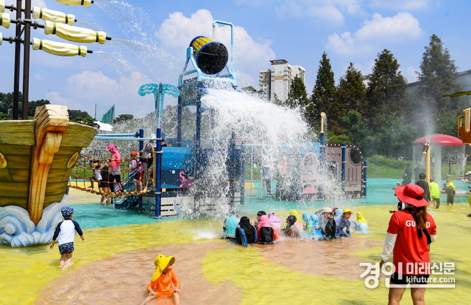 오산시 도심 물놀이장 모습. <사진=오산시>