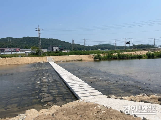 이천시 복하천 징검다리 모습. <사진=이천시>
