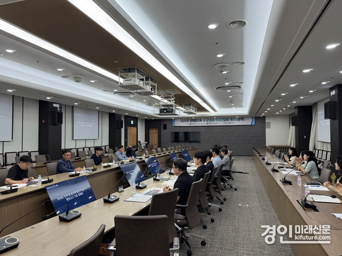 시흥시가 시청 글로벌센터에서 열린 규제합리화 시군 순회 현장 간담회를 개최하고 있다. <사진=시흥시>