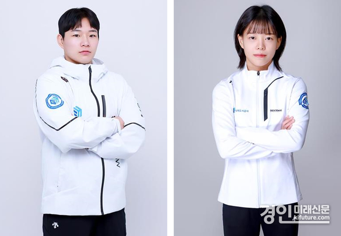 정서연 선수(왼쪽)와 김진희 선수. <사진=GH>