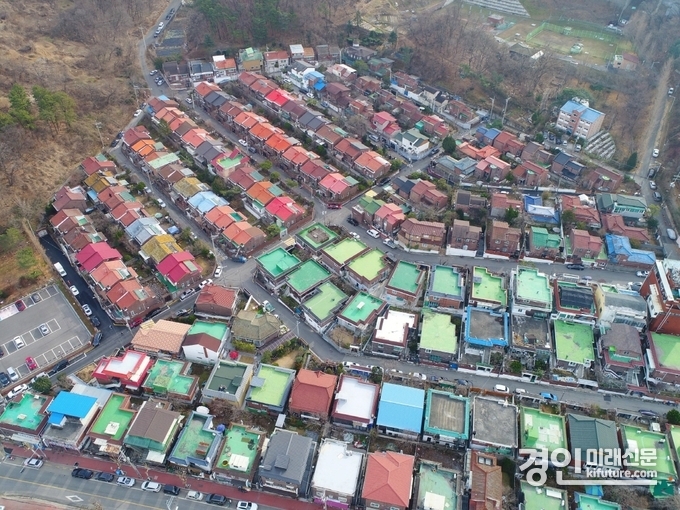 더드림 도시재생 공모사업 선정된 내손가구역 전경. <사진=의왕시>