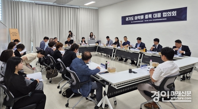 경기도가 마약류 중독 대응 협의회를 진행하고 있다. <사진=경기도>