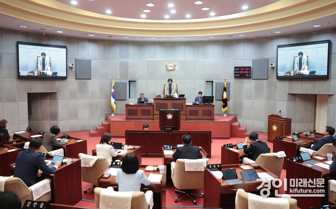 시흥시의회가 제328회 제1차정례회 제3차 본회의를 열고 있다. <사진=시흥시의회>