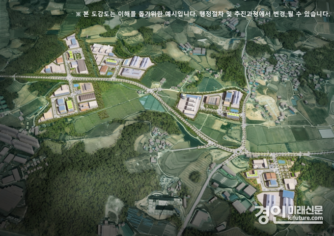 여주시 가남읍 반도체 소부장 클러스터 도감도. <사진=여주시>