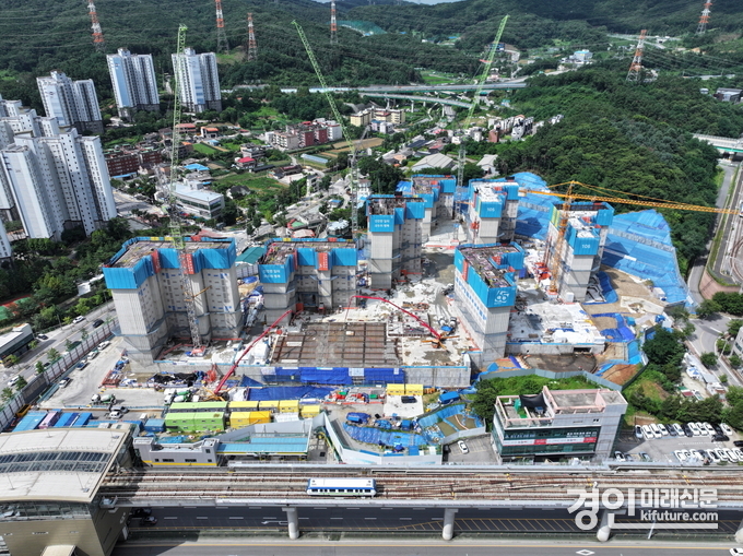 용인시 아파트 건설현장 모습. <사진=용인시>