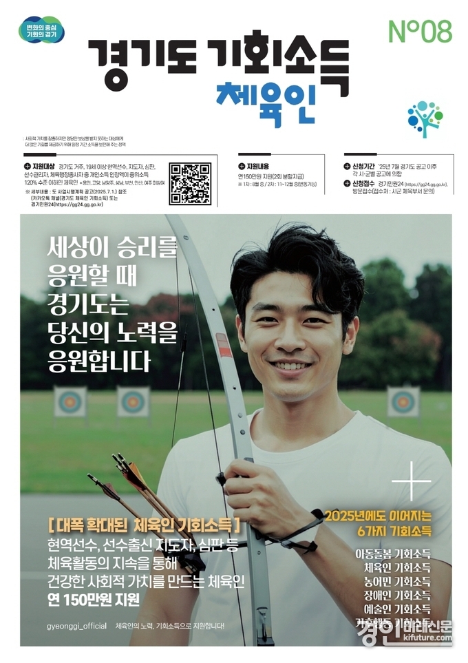 경기도 체육인 기회소득 안내문. <사진=시흥시>