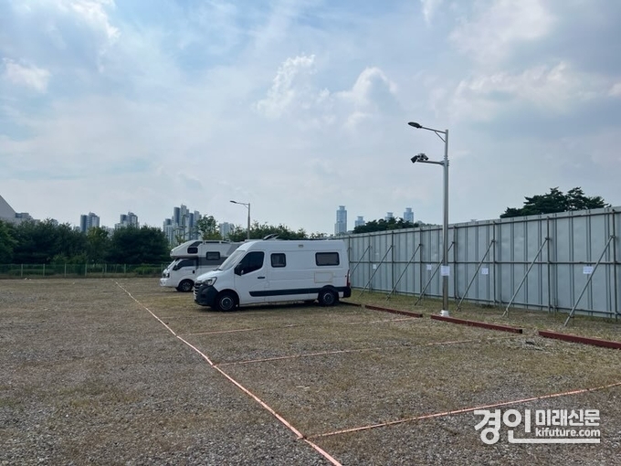 캠핑카 주차장 전경. <사진=화성도시공사>