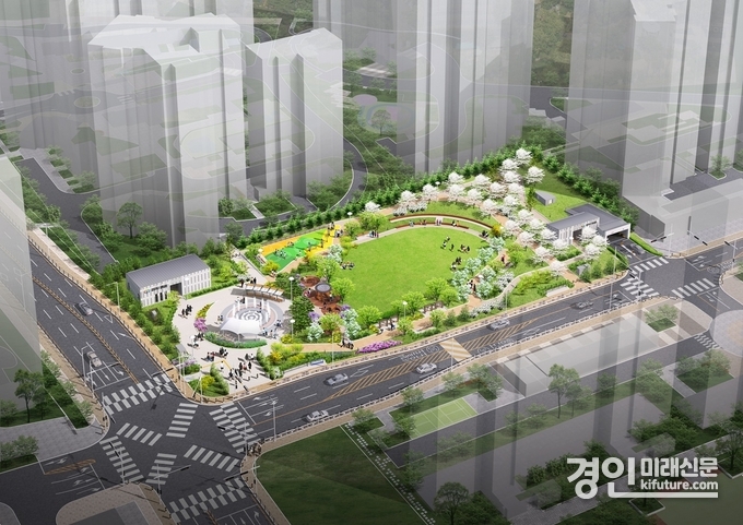 이천시 공원 지하공간 활용한 증포3지구 문화공원 공영주차장 조성 조감도. <사진=이천시>
