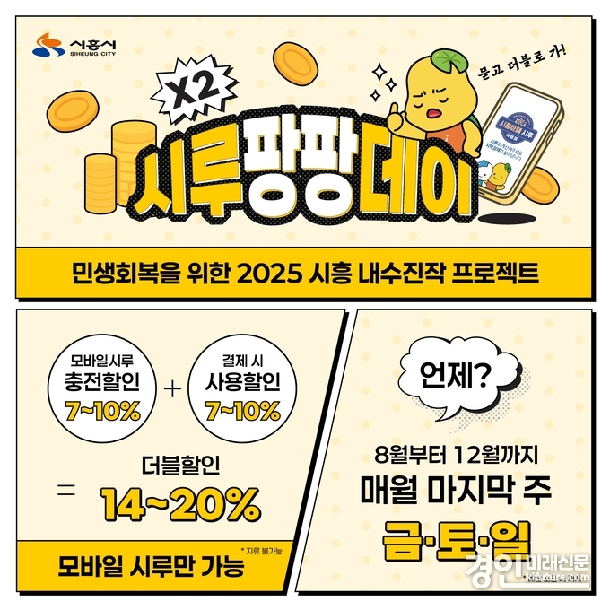 시흥시, 시루팡팡데이 홍보물. <사진=시흥시>