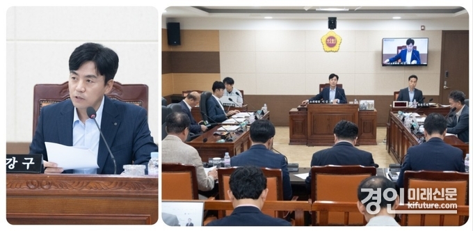 인천시의회 산업경제위원회가 제5차 소위원회를 열고 있다. <사진=인천시의회>