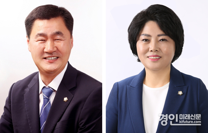 유재수·김진숙(왼쪽부터) 안산시의원. <사진=안산시의회>
