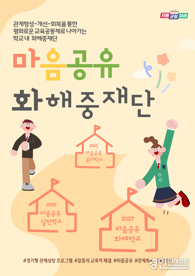 경기교육청 '마음공유 화해중재단' 홍보물. <사진=경기교육청>