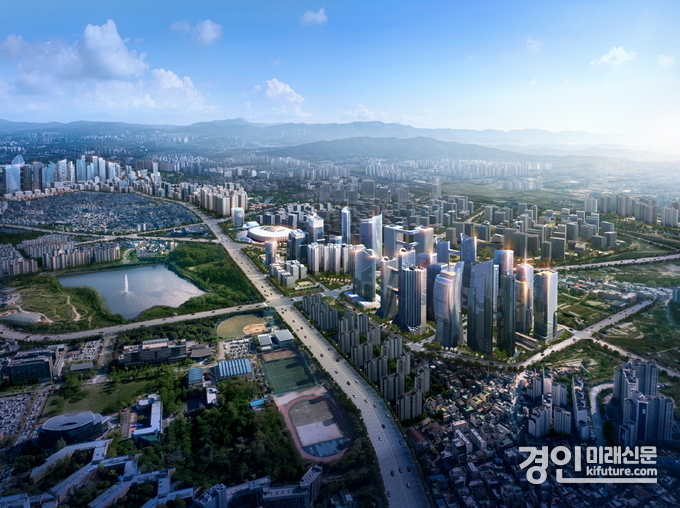 수원시 경제자유구역 조감도. <사진=수원시>