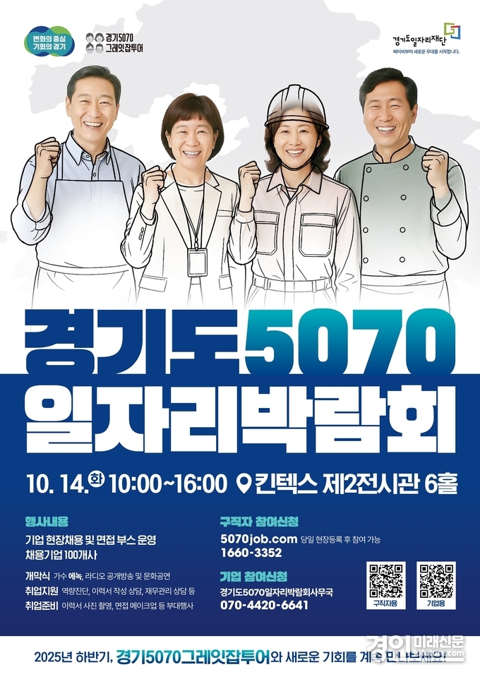 경기도일자리박람회 홍보물. <사진=경기도>