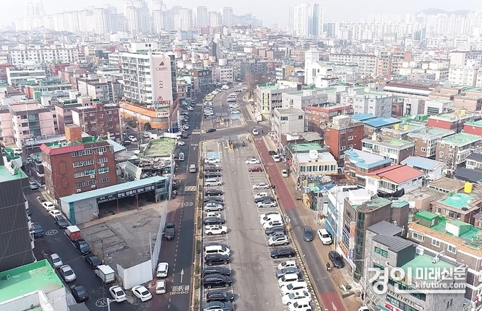 인천 남동구 '만수천 복원' 위치 전경. <사진=남동구>