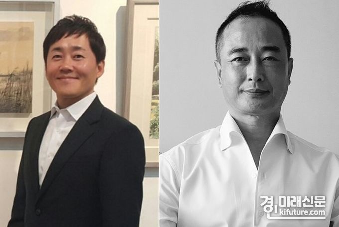 운영위원장 박철규 · 대회장 이재화 모습.(왼쪽부터)