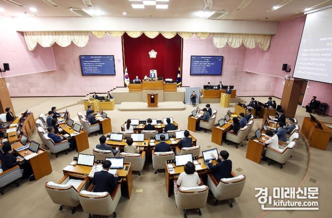 안양시의회 제286회 임시회 모습. <사진=안양시의회>