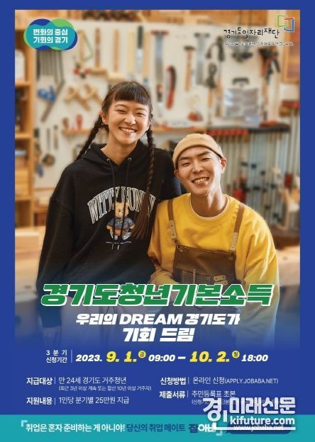 평택시 경기도 청년기본소득 3분기 신청 안내문. <사진=평택시>