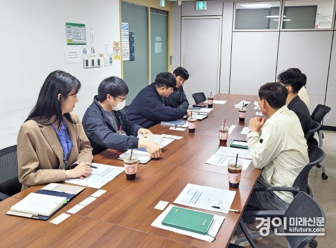 의왕도시공사가 안양·군포도시공사와 감사협의체를 개최하고 있다. <사진=의왕시>