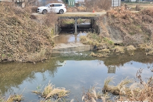 보통천 ‘녹색 물질·거품’ 확인… 시흥시, 폐수 유출 업체 전면 조사
