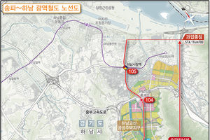 경기도, 송파하남선 ‘설계·시공 일괄입찰’ 공고… 하남에서 강남까지 40분대