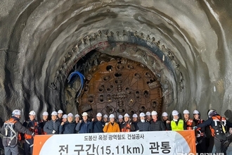 경기도, ‘도봉산~옥정 광역철도’ 전 구간 관통... 후속 공정만 남아