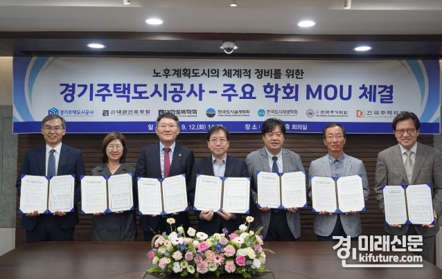 GH-주요 6개학회, 노후계획도시의 체계적 정비를 위한 MOU 체결
