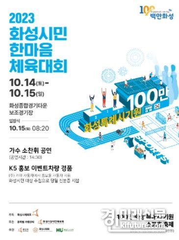 ‘2023 화성시민 한마음 체육대회’ 홍보물. <사진=화성시>