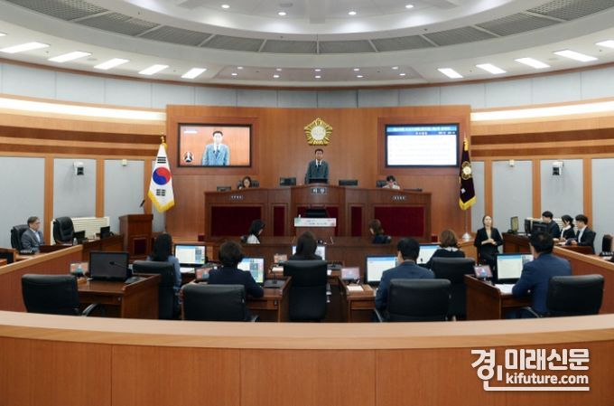오산시의회 제279회 임시회 본회의 모습. <사진=오산시의회>