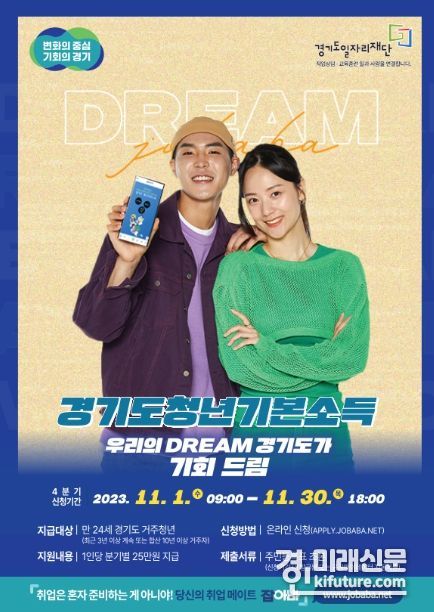 시흥시 청년기본소득 4분기 신청 안내문. <사진=시흥시>