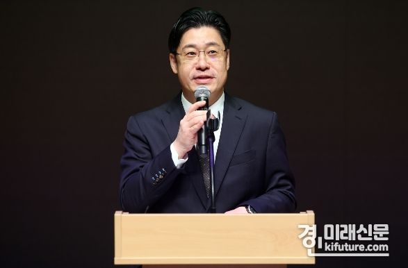 오병권 행정1부지사가 ‘제2회 민원의 날’ 행사에서 인사말을 하고 있다. <사진=경기도>