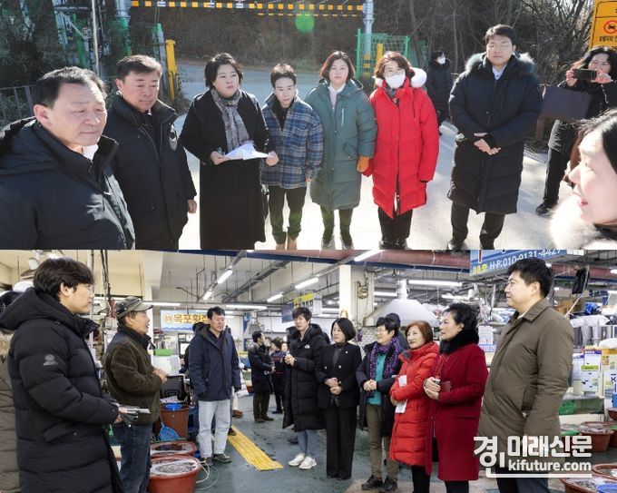 안산시의회 기획행정위원회(위)와 문화복지위원회(아래)가 지난 30일 제286회 제2차 정례회 중 현장활동을 펼치고 있다. <사진=안산시의회>