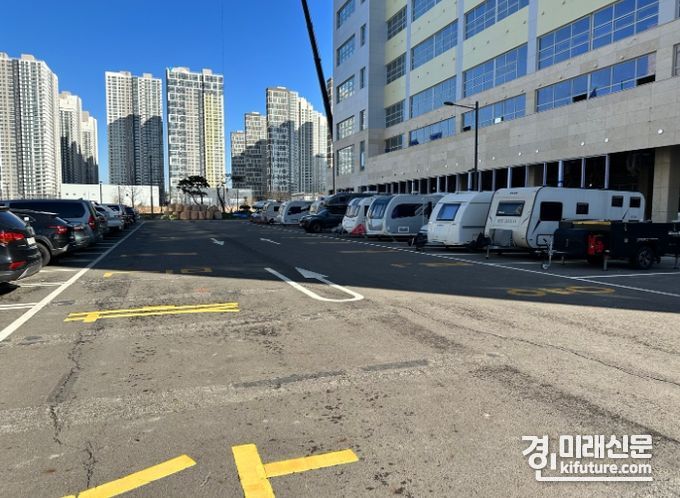 시흥시 배곧 12·13 공영주차장 전경. <사진=시흥도시공사>