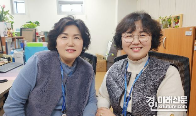 이선옥간호사(왼쪽)와 황혜성 간호사. <사진=안산시>