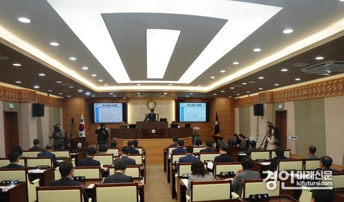 평택시의회 제244회 임시회 모습. <사진=평택시의회>
