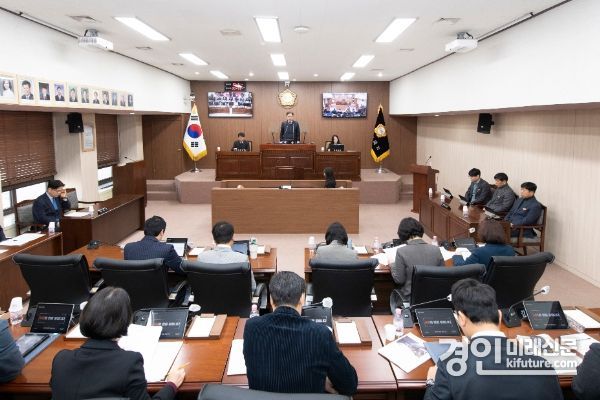 김포시의회 제230회 임시회 제2차 본회의, 본회의장 모습. <사진=김포시의회>